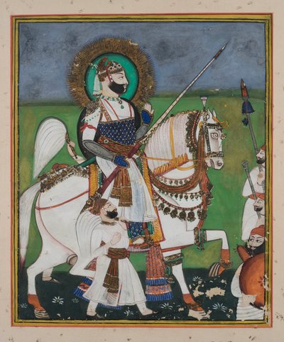 Maharao Chatter Sal of Kotah by Indian School